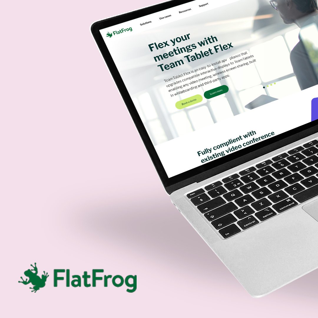 Logotyp för Flatfrog
